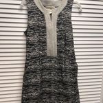 TABITHA Sleeveless, Fit and Flare Dress with Pockets and Side Zipper, Size 4 Gray Photo 0