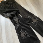 Cambio Corduroy pants floral embroidered womens Brown (size 12) riding boho folk Photo 5