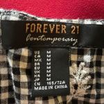 Forever 21  Black White Gingham Palazzo Pants Photo 5