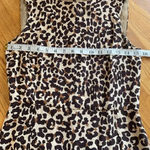 Steven Alan silk sleeveless dress Cheetah print Cream tan brown Size 0 Photo 2