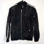 Rue 21  Black Windbreaker Jacket Photo 0