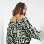 Free People NWT  Sundown floral print bodysuit in multi Women’s Size Small Photo 1