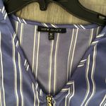 New Glory Blue Striped Dress Photo 5