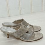 Jack Rogers Silver Maggie Kitten Heel Photo 6