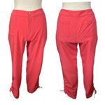 Dress Barn NEW DB Sunday Athleisure Casual Tie Ankle Pants Coral Pink Size 14W Photo 11