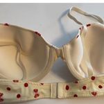 Ambrielle Polka Dot Bow Bra 34B Red Size undefined Photo 2