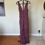 House Of CB  ‘Carena’ Merlot Plunge Floral Appliqué Maxi Dress‎ NWOT size XS Photo 11