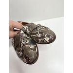 Madewell  The Alex Loafer Size 5 in Deep Woodland Multi Snake Embossed Leather Photo 8