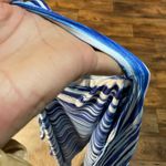 iRelax Nightgown Coverup Blue Printed Size L/XL Short Sleeve Light‎ Dress V Neck Size L Photo 6