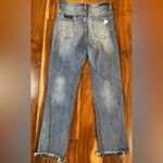 Risen Distressed Straight Leg Jeans Size 26 Photo 5