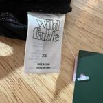 Wild Fable  Women's Black Lurex High Neck Halter Bikini Top - Size XS - NWT Photo 1