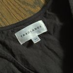 Anthropologie Tradlands black NELL MINI LINEN DRESS XS Photo 4