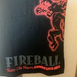 FINAL MARKDOWN Alstyle Black and Red fireball Short Sleeve Tee large Photo 1