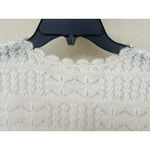 Sézane NWT Sezane Varda Sweater Cardigan Gilet Ecru M Alpaca Merino Wool Crochet Soft Photo 6