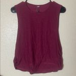 Beyond Yoga  Maroon Muscle Tee Photo 3