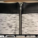 Rock & Republic  "Street Edge" Skirt~Size M Black Faux Leather Waist, ~Speckled Photo 4