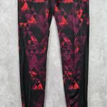 vogo athletica  Purple Black Geometric Long Active Legging Pants Bottoms Small Photo 3