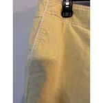 Columbia PFG Shorts Womens Yellow Chino Size 14 Cotton Pockets 6”L Boating Beach Photo 2