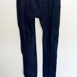 GapFit High Waist Sculpt Compression Navy Blue Printed Leggings Photo 5