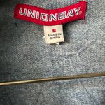 Unionbay Vintage 90s unisex acid wash blue marbled distressed denim jacket Small Photo 8