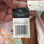 California Waves  Hipster Bikini Bottoms White Floral size L NWT Photo 4