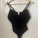 Bozzolo  Black Leopard Bodysuit Sexy Animal Print Lingeries Cups Lined Thong XL Photo 0