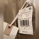 Good American Essential Nylon Brindle Women’s Gold Track Pants Joggers Size 3 Photo 8
