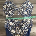 Veronica Beard New  Aniston One Piece Swimsuit Women's Blue Size L Photo 8