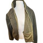 Athleta  Women's Green Stroll Fleece Full zip Stand up Collar Jacket Size XL Photo 1