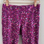 Lululemon Real Quick Crop Paradise Camo Multi/Regal Plum Active Pants 4 Photo 1