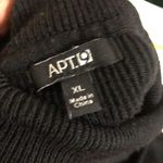 Apt. 9  Goth Black lace-trimmed fitted mini sleeveless sweater vest dress turtleneck. Unique, standout piece Size XL, measurements on pics Great for layering with button up shirts or paired with tights and knee high boots Photo 3