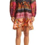 Farm Rio Mix Patchwork Long-sleeve Minidress Photo 0