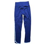 Bandier All Access Full Length Leggings XS Curved Hem Navy Blue White Stripe Gym Photo 4