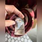 Eddie Bauer  Wine Pink Fleece Pullover Turtleneck LG loose fit Photo 6