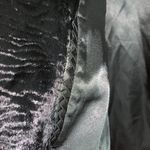 Adrienne Landau Excellent  Luxury Faux Fur Fashion Bell Sleeves Black Coat Size L Photo 4