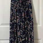 Gal Meets Glam Siena Floral Maxi Dress- Navy Floral Halter Neck Dress- Size 2 Photo 7