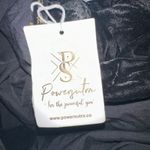 PowerSutra Velour Velvet Finnish‎ Jacket Women Sz 11XL Black Office Holiday New Photo 6