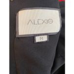 Alexis  Off Shoulder Black Back Full Zip Top: Cardigan Sz M Photo 5