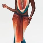 Gradient Halter Neck set Multiple Size 2 Photo 2