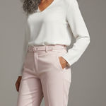 Karl Lagerfeld  Women's Soft Pink Trousers Photo 0