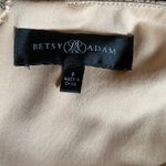 Betsy and Adam Lace Cocktail Dress Sleeveless V-Neck Black and White Size 6 Photo 10