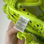 For Love & Lemons Sadie Lime Brat Green Corset Crop Top S Photo 7