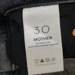 MOTHER Denim Gray Chic Feminine Edgy Streetwear Grunge High Waist Jeans Size 30 Photo 6