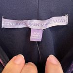 Carmen Marc Valvo Maxi Dress Watercolor Bohemian Sparkle Bead Plus Size 1X NWT Photo 10