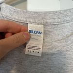 Gildan  Gray and Red Dog Mom Short Sleeve Tee Photo 1