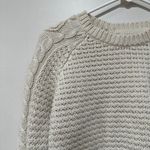 ZARA cream cable knit sweater Photo 2