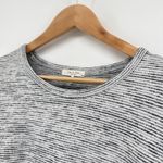 Rag and Bone  Hudson Striped Long Sleeve Crew Neck Tunic Top Women's Small Gray Photo 2