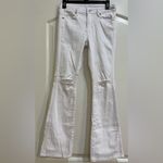 Dear John  Women's White Flare JAXTYN Jeans Photo 1