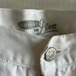 Old Navy White Jean Shorts with Frayed Hem (Diva) Photo 1