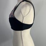 Trillium Halter Neck Black Geometric Tribal Print Swim Bikini Top Size Large Photo 3